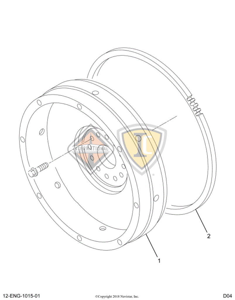 1821919C92 FLYWHEEL ASSEMBLY