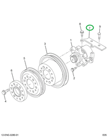 1822016C1 BRACKET  HIGH FAN