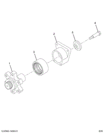 1822050C93 HOUSING ASSY  15.1 HD FAN