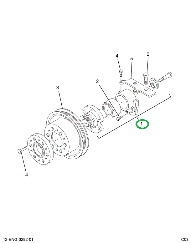 1822051C93 HOUSING FAN BRG