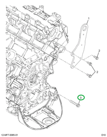 1822124C1 BOLT  M12 X 70MM HEX FLG