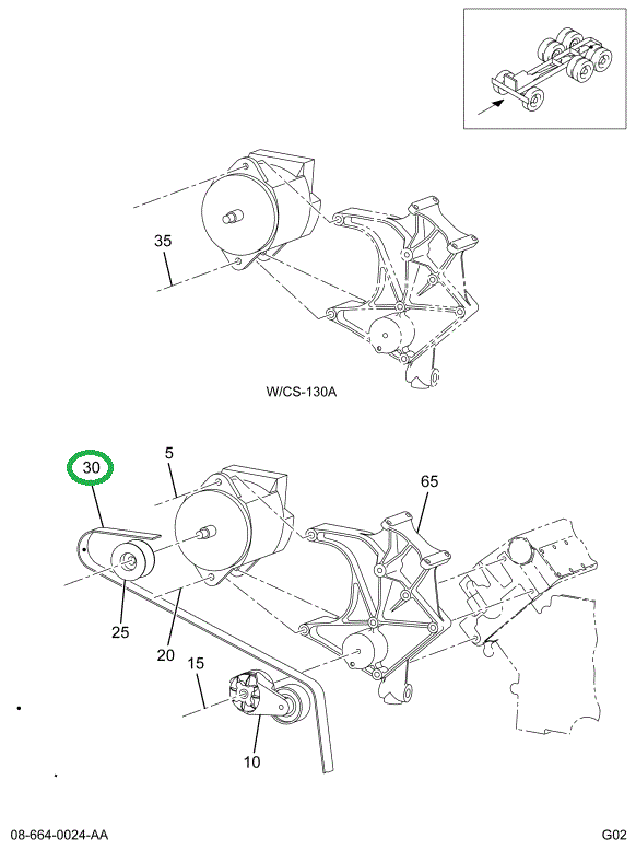 1822832C2 BELT, 8 RIB 112.43