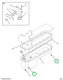 1823275C1 BOLT, M8 X 1.25 X 30MM