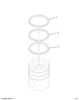 1824162C91 PACKAGE,KIT PISTON RING STD