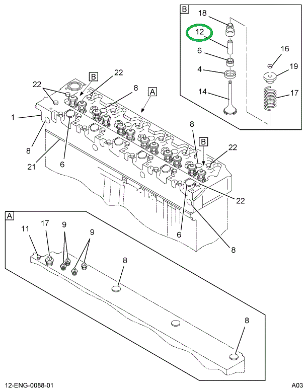 1824646C1 GUIDE VALVE (SERVICE)