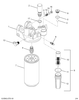 1824707C93 HEADER ASSY. FUEL FILTER