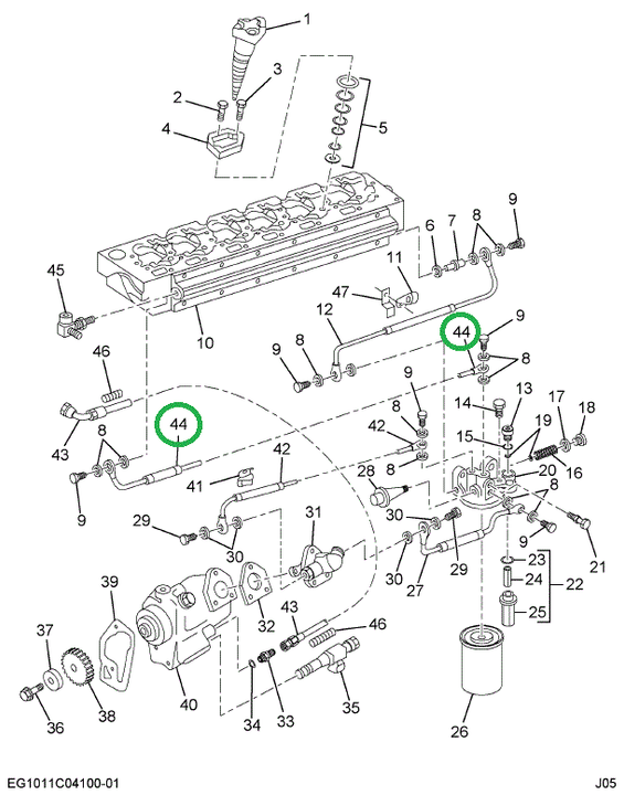 1824716C2 TUBE ASSY. MANIFOLD INLET