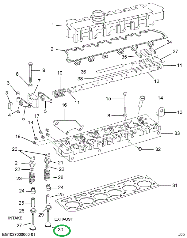 1824838C1 VALVE EXHAUST