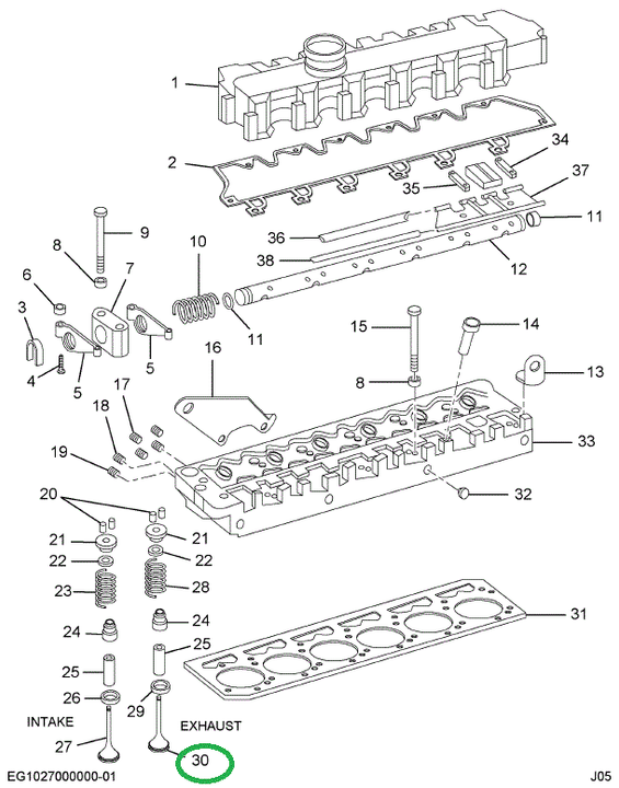 1824838C1 VALVE EXHAUST