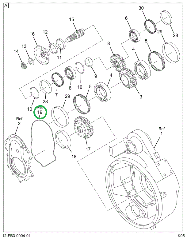 1824864C1 GASKET (CASE TO COVER)