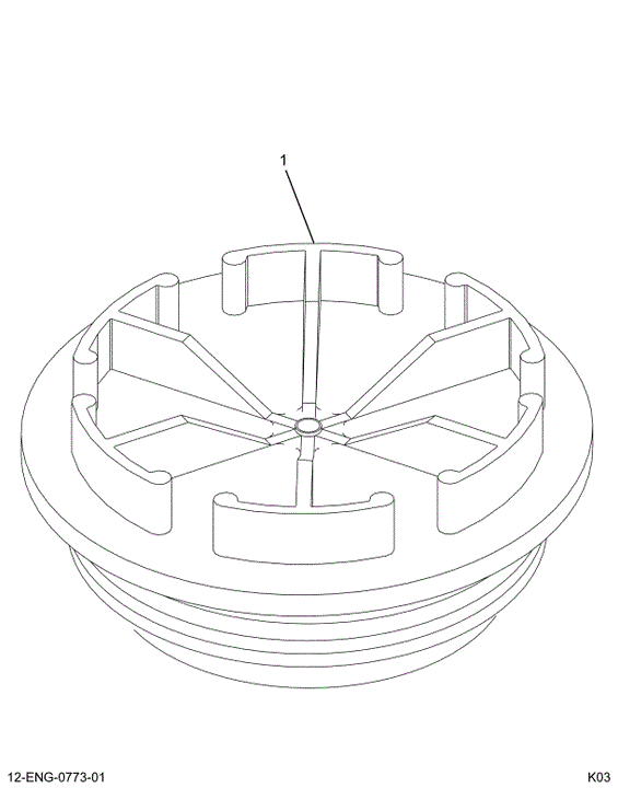 1825190C91 PACKAGE THREADED END CAP