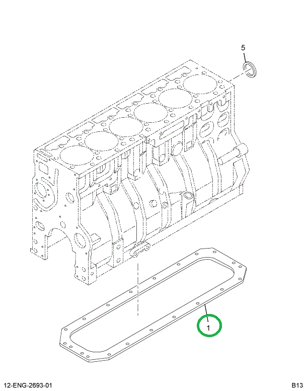 1826587C1 GASKET OIL PAN