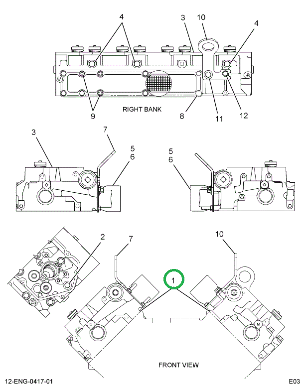 1826672C1 GASKET CYLINDER HEAD