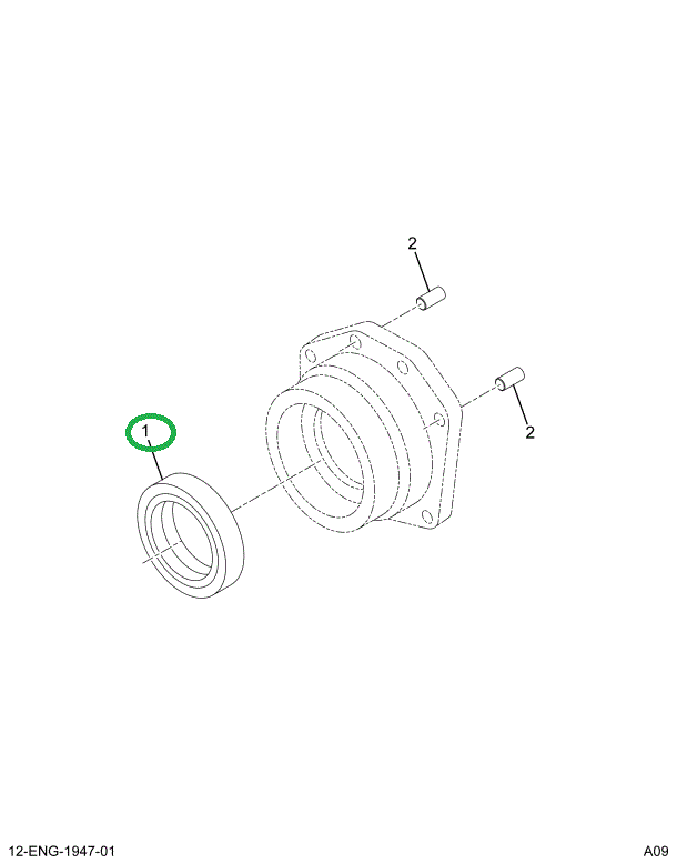 1827177C1 SEAL FRONT-RADIAL LIP TYPE