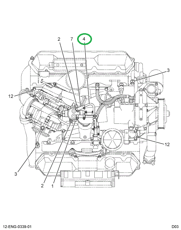 1827439C1 TUBE  UNFILTERED FUEL SUPPLY