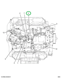 1827439C1 TUBE  UNFILTERED FUEL SUPPLY