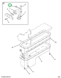 1827872C1 BRACKET SUCTION TUBE