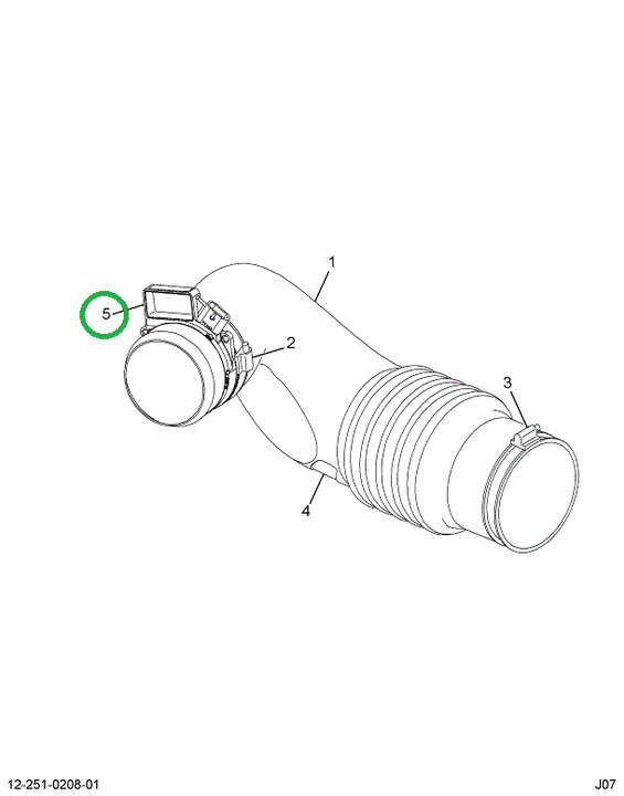 1828396C1 SENSOR MASS AIR FLOW