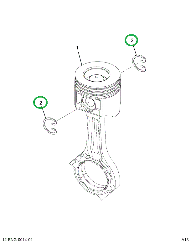 1828471C1 RING PISTON PIN RETAINING