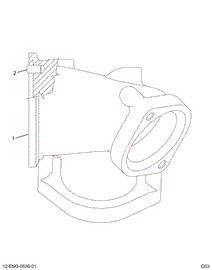 1828540C91 ADAPTER ASSEMBLY TURBO EXHAUST