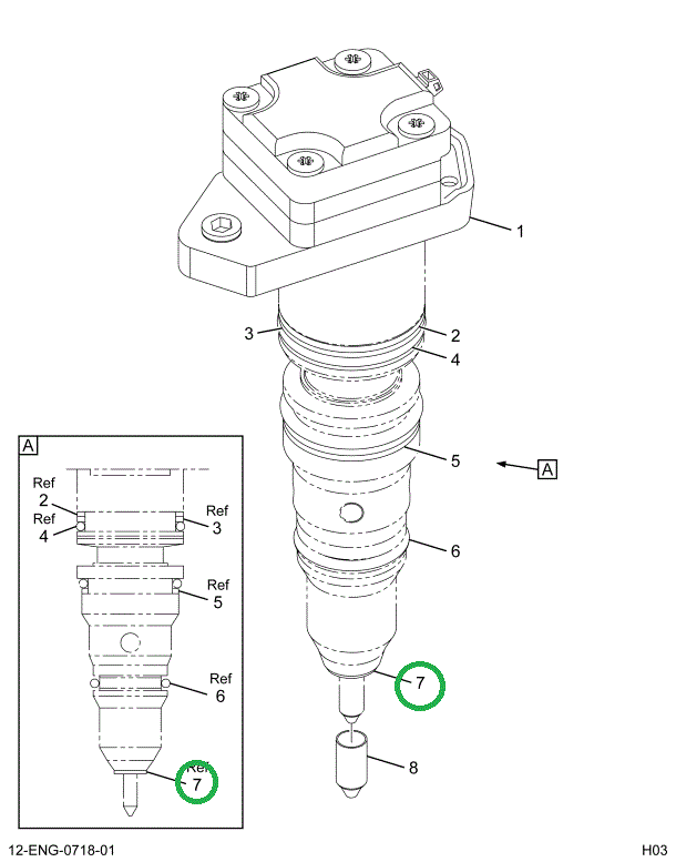 1830317C1 SEAL,GASKET INJECTOR