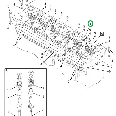 1830346C93 Head, Cylinder