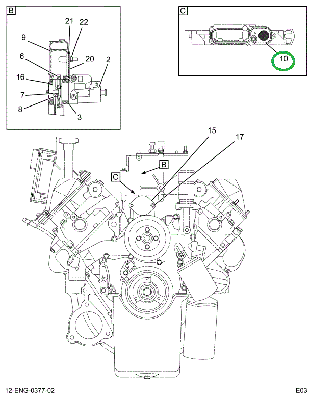 1831316C2 GASKET RESERVOIR W/SCREEN