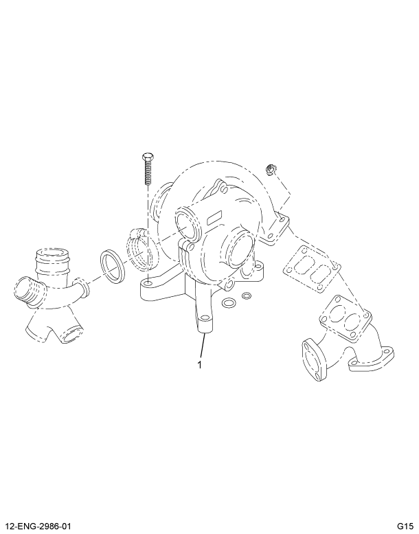 1831456C91 KT PEDST,KIT PEDESTAL ASSY W/O