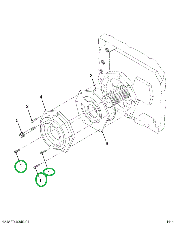 1833482C1 BOLT HF HEAD (M8 X 1.25 X 25)