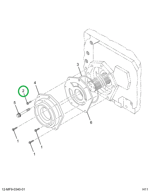 1833483C1 BOLT HF HEAD (M8 X 1.25 X 60)