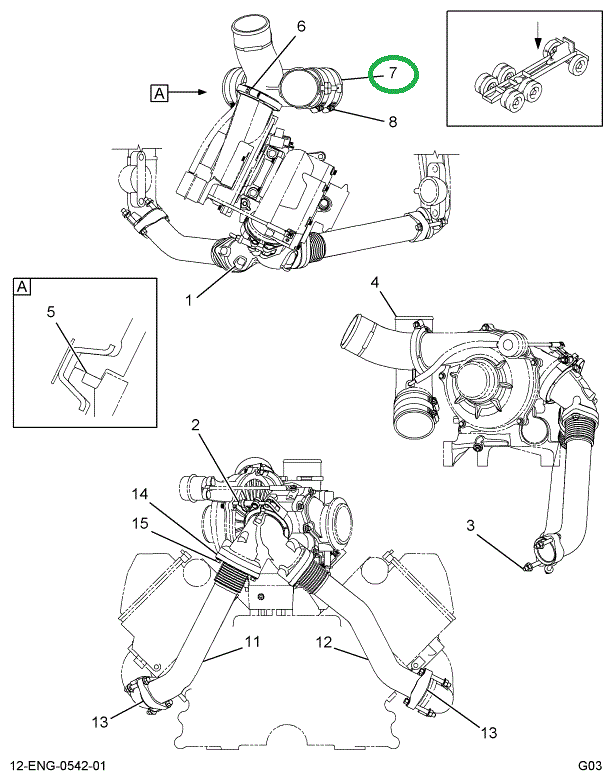 1833700C2 HOSE TURBO MANIFOLD