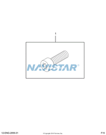 1833767C1 BOLT M8 PREVAILING TORQUE W/12