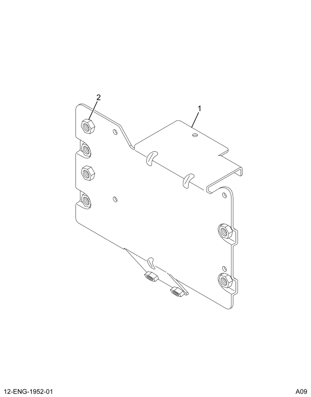 1833883C4 BRACKET ASSY  ECU I-326