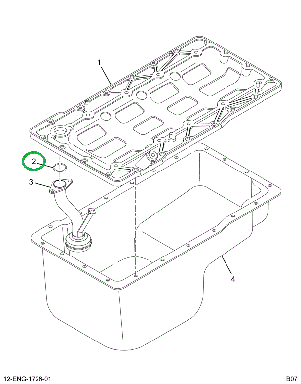 1834256C1 RING O OIL PICK UP TUBE