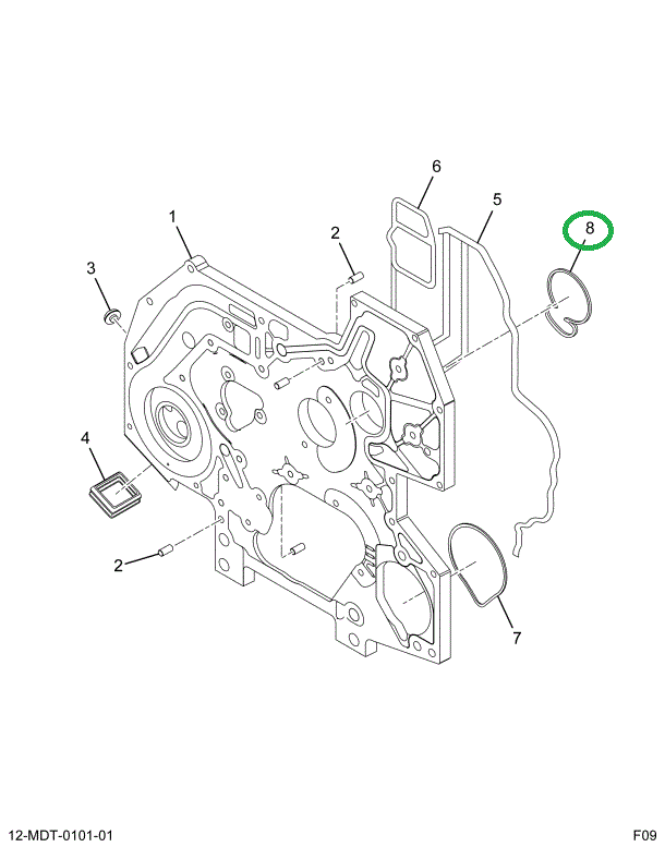 1836005C1 GASKET HIGH PRESSURE PUMP