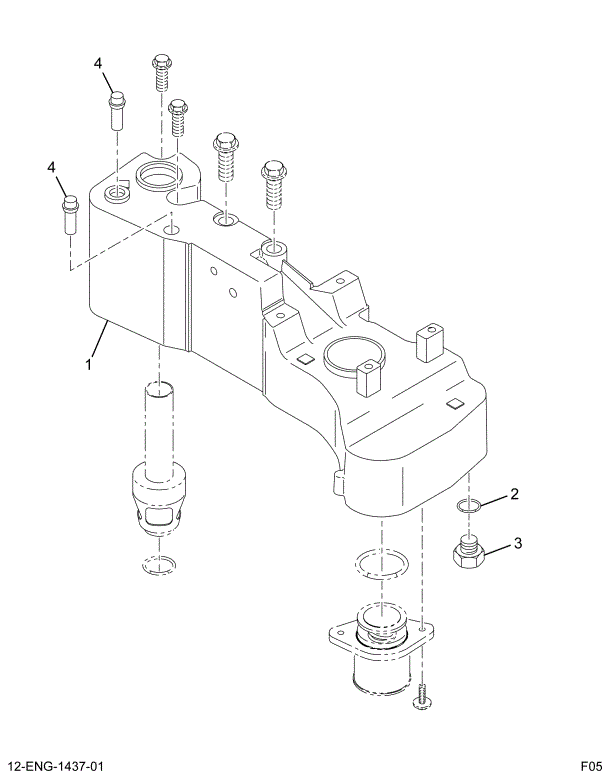 1836132C92 HOUSING ASSY  THERMOSTAT