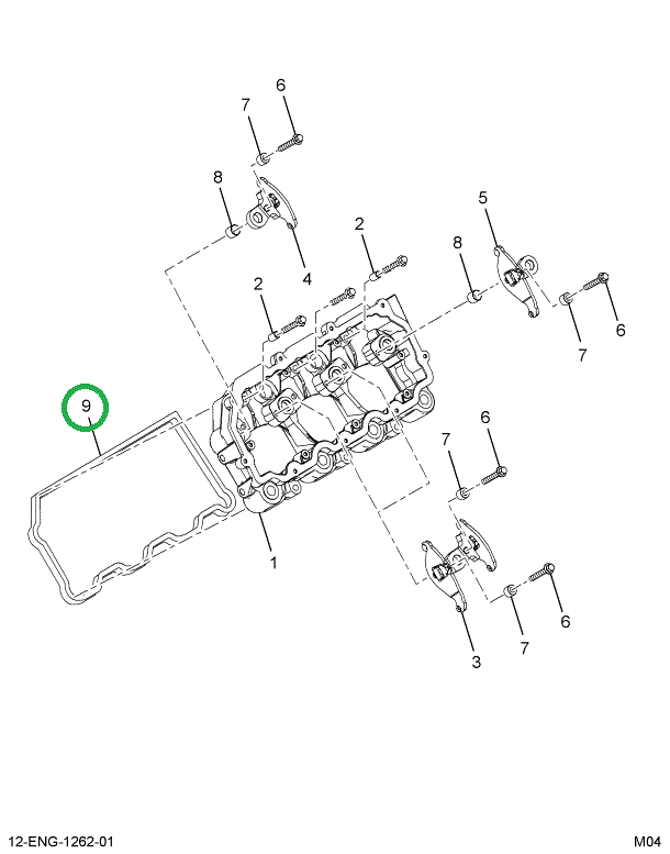 1836516C1 GSKT SET,GASKET ROCKER ARM CAR