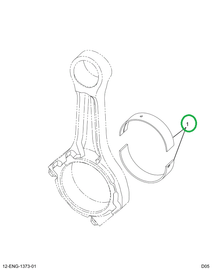 1837050C1 BEARING CONN ROD STD