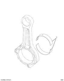 1837201C91 PACKAGE ROD BEARING STD