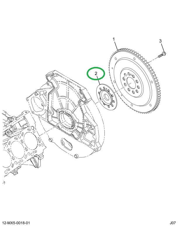 1837693C1 ADAPTER FLYWHEEL