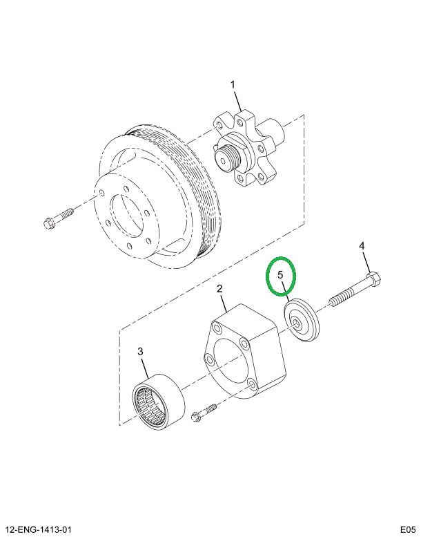 1838190C1 RETAINER  FAN BEARING