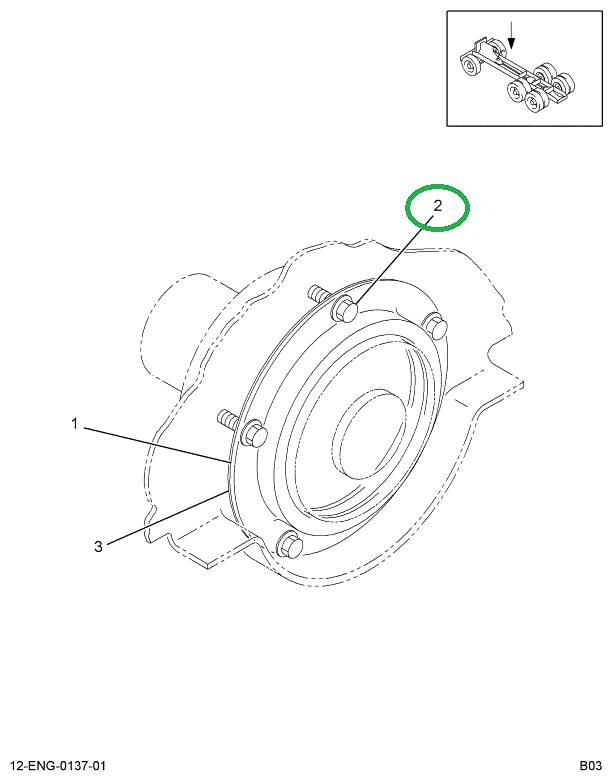 1838353C1 BOLT HEX HEAD FLANGE DOG PT