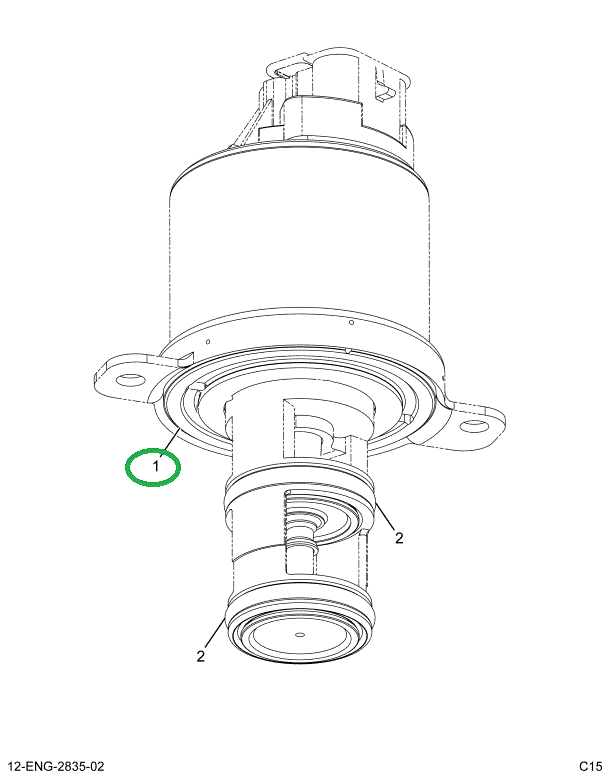 1838413C1 GASKET EGR VALVE