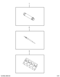 1839094C93 ENGINE,KIT .020 OVER PISTON WO