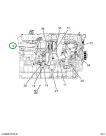 1839734C1 BOLT M8X16X12 STUD *EMD 1502