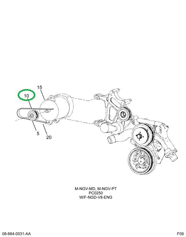 1839963C1 BELT RH ALT & REFRIG