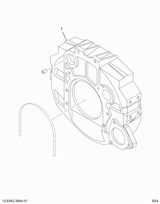 1840171C6 HOUSING FLYWHEEL-SAE#1