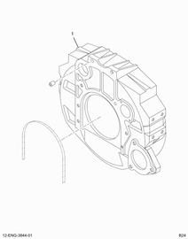 1840171C6 HOUSING FLYWHEEL-SAE#1