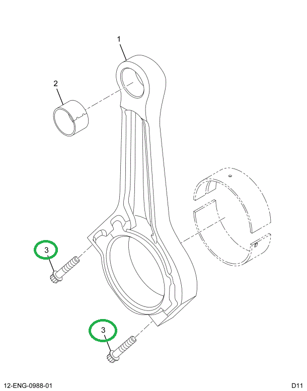 1840363C1 BOLT CONNECTING ROD