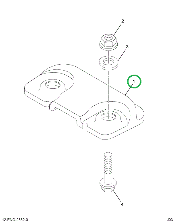 1840535C1 BRACKET WASHER